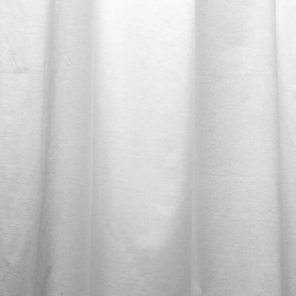 Threshold Farrah Light Filtering White Single Rod Pocket Curtain Panel 54" x 95" - Picture 4 of 7